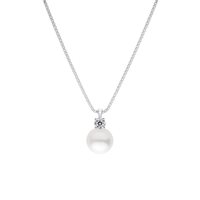 Collier Idee Preziose dal 1987 Femme in Or blanc Perla IP.CK18B/22P